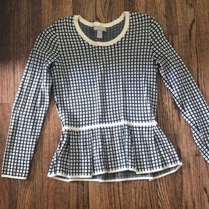 Banana Republic peplum sweater